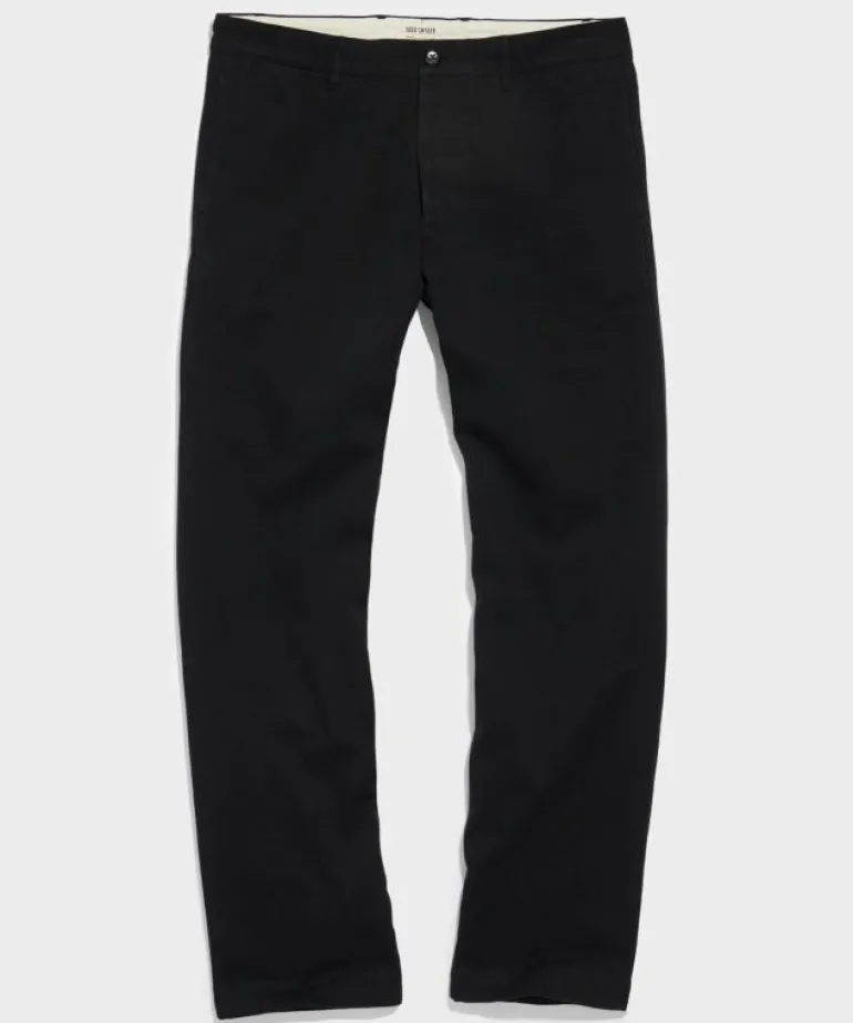 Best Sale Todd Snyder Japanese Relaxed Fit Selvedge Chino in Black
