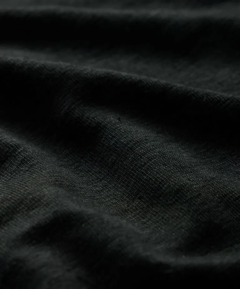Store Todd Snyder Linen Jersey Pocket Tee in top Black