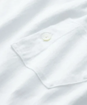 Fashion Todd Snyder Made in L.A. Homespun Slub Pocket Tee in White