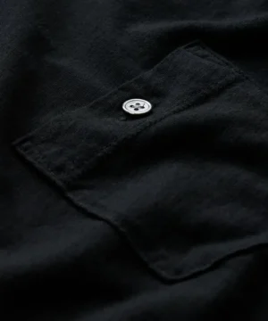 Fashion Todd Snyder Made in L.A. Homespun Slub Pocket Tee in Black