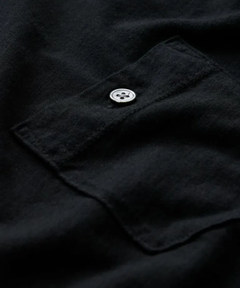 Fashion Todd Snyder Made in L.A. Homespun Slub Pocket Tee in Black
