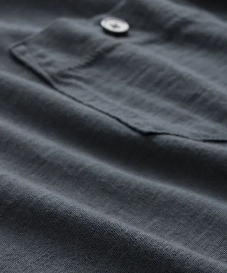 Online Todd Snyder Made in L.A. Homespun Slub Pocket Tee in Railings Black