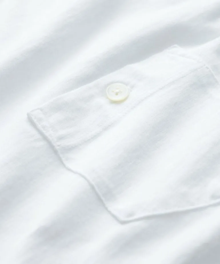 Fashion Todd Snyder Made in L.A. Homespun Slub Pocket Tee in White