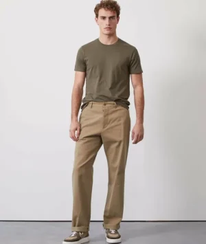 Shop Todd Snyder Made in L.A. Premium Jersey Tee in Olive Green