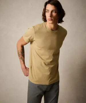 Hot Todd Snyder Made in L.A. Premium Jersey Tee in Sand Brown