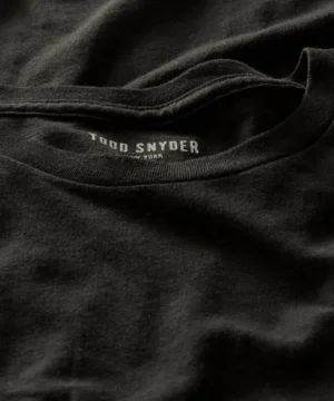Shop Todd Snyder Made in L.A. Premium Jersey Tee in Black