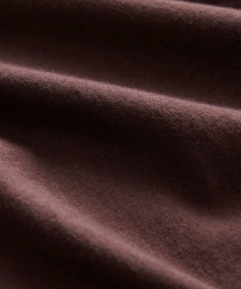 Shop Todd Snyder Made in L.A. Premium Jersey Tee in Cordovan Brown