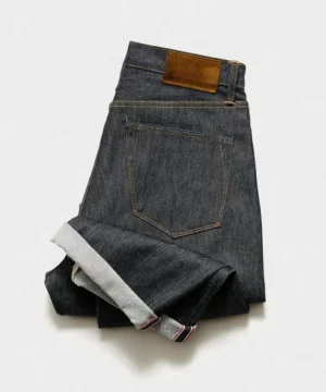 New Todd Snyder Made in USA Relaxed Selvedge Jean in Rigid Blue