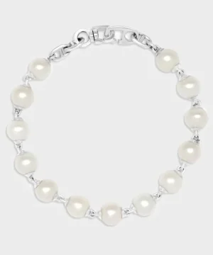 Sale Maor Consi Bracelet in Silver with White Pearls