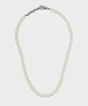 Flash Sale Maor Perla Linka Necklace in Silver with White Pearls Multi