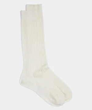 Hot Todd Snyder Merino Dress Sock in White