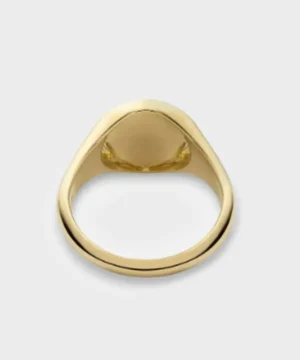 Clearance Miansai Divini Ring with Enamel, Gold Vermeil Yellow
