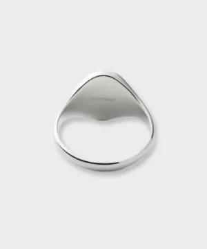 Discount Miansai Heritage Ring with Enamel, Sterling Silver Grey