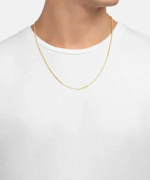 Clearance Miansai 2mm Chain Necklace in Gold Vermeil Yellow