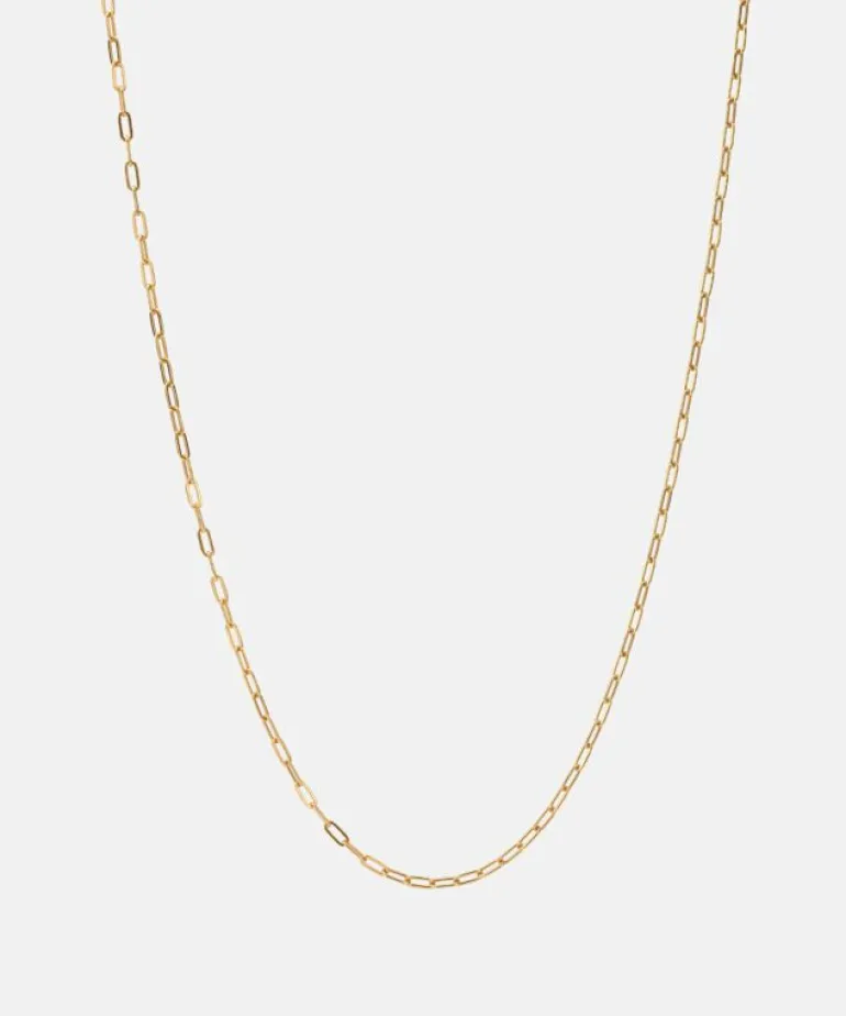 Cheap Miansai 2.5mm Volt Link Cable Chain Necklace in Gold Vermeil Yellow