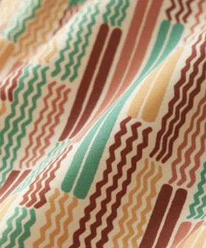 New Todd Snyder 5" Montauk Swim Short in Wavy Stripe Yellow