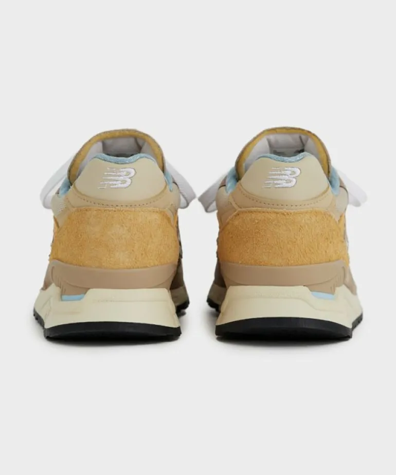 New New Balance Made in USA 998 in Incense Sandstone Yellow