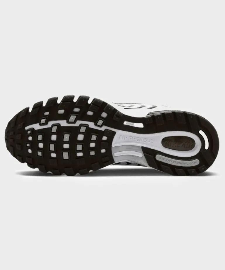Best Sale Nike Air Pegasus 2K5 in White + Metallic Silver Black