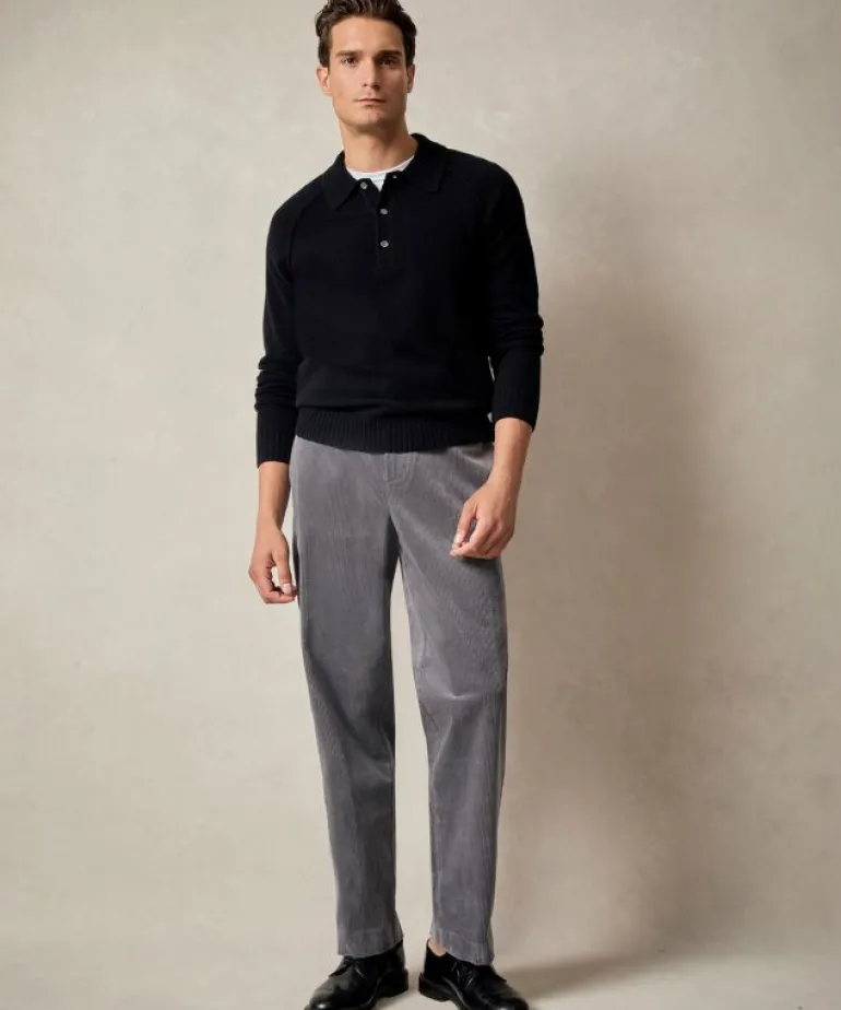 Online Todd Snyder Nomad Cashmere Polo in Black