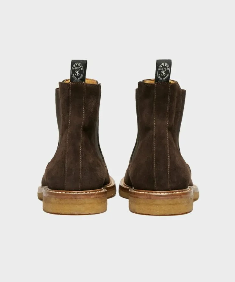 Cheap Todd Snyder Nomad Chelsea Boot in Dark Brown