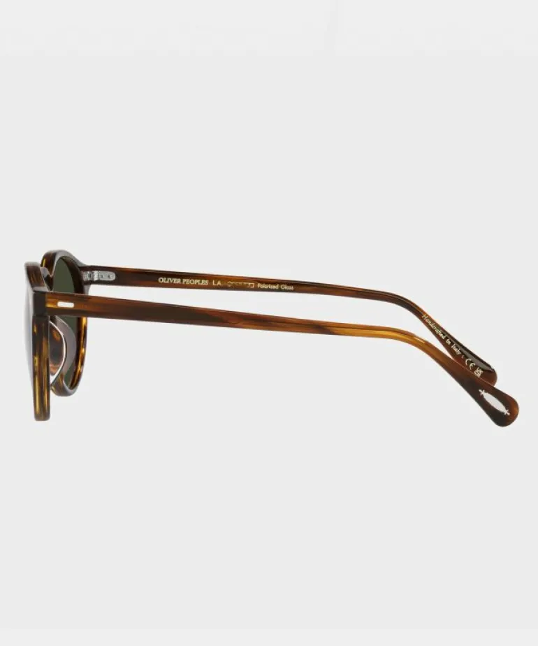 Cheap Oliver Peoples Gregory Peck Sunglasses in Buff / Tortoise Brown