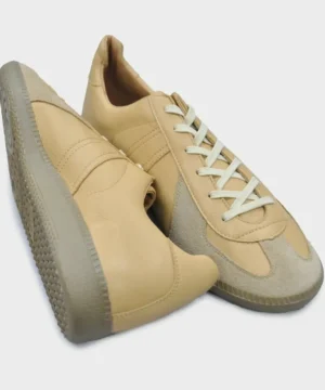 Shop Reproduction of Found German Military Trainers in Beige Brown