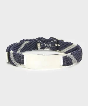 Outlet Scosha Id Belt Bracelet in Navy Blue