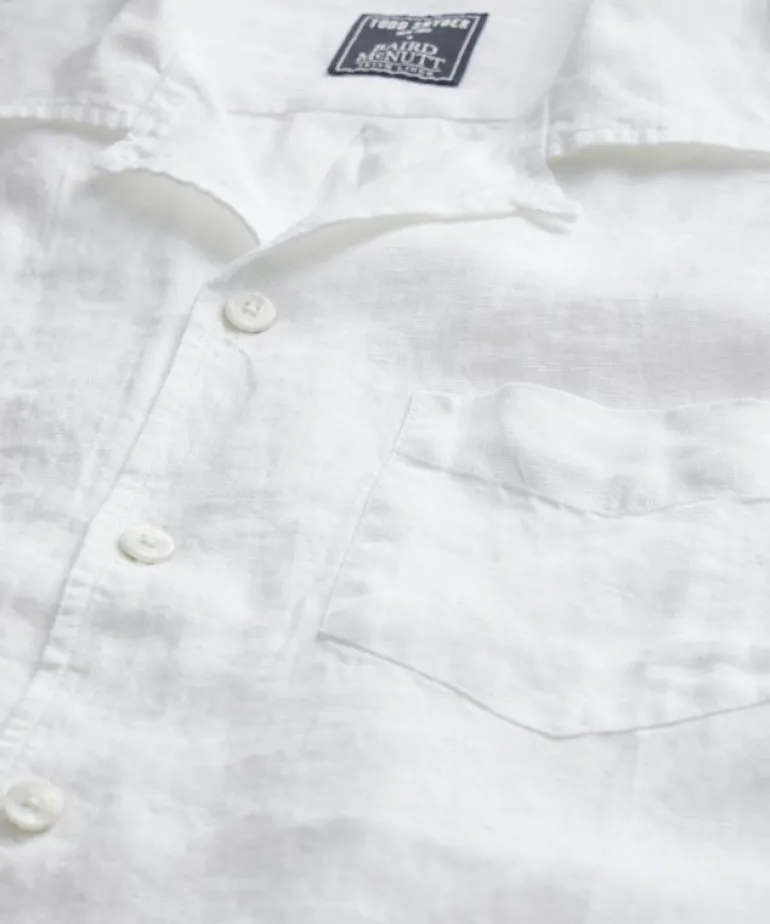 Hot Todd Snyder Sea Soft Irish Linen Camp Collar in White