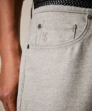 Shop Todd Snyder Slim Fit 5-Pocket Camelhair Pant in Graystone Grey