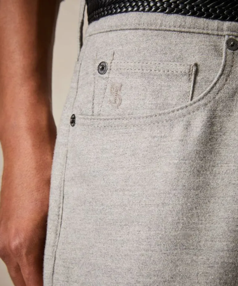 Shop Todd Snyder Slim Fit 5-Pocket Camelhair Pant in Graystone Grey