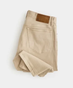 Outlet Todd Snyder Slim Fit 5-Pocket Chino in Casual Khaki Brown