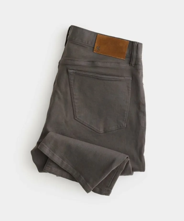 Sale Todd Snyder Slim Fit 5-Pocket Chino in Dark Granite Grey