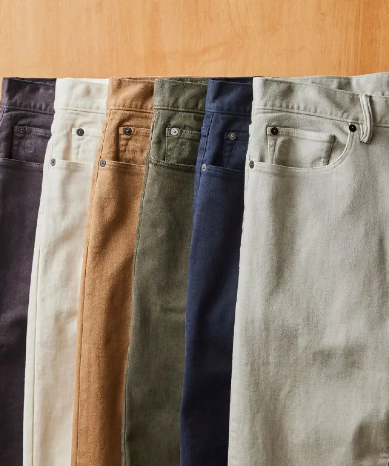 Online Todd Snyder Slim Fit 5-Pocket Chino in Dark Wheat Brown