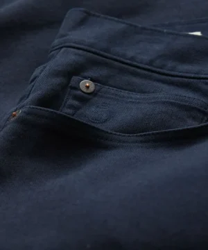 Outlet Todd Snyder Slim Fit 5-Pocket Chino in Nightwatch Blue