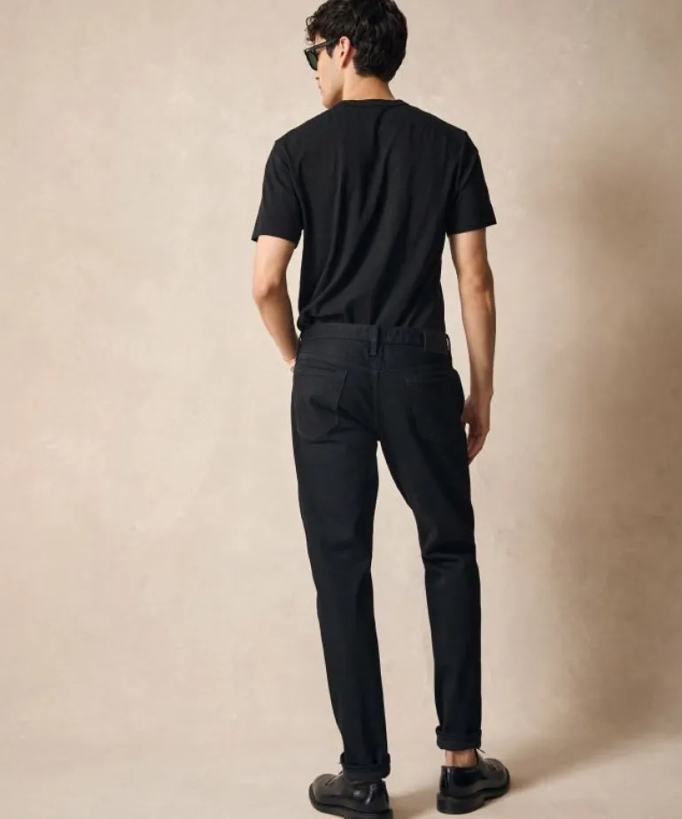Sale Todd Snyder Slim Japanese Selvedge Stretch Jean in Wash Black