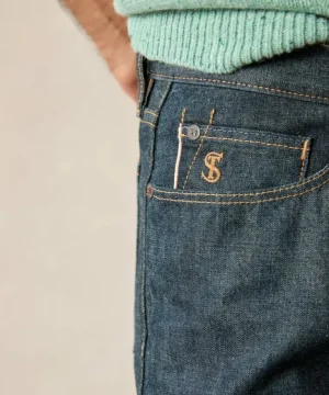 Outlet Todd Snyder Slim Lightweight Japanese Selvedge Jean in Indigo Blue