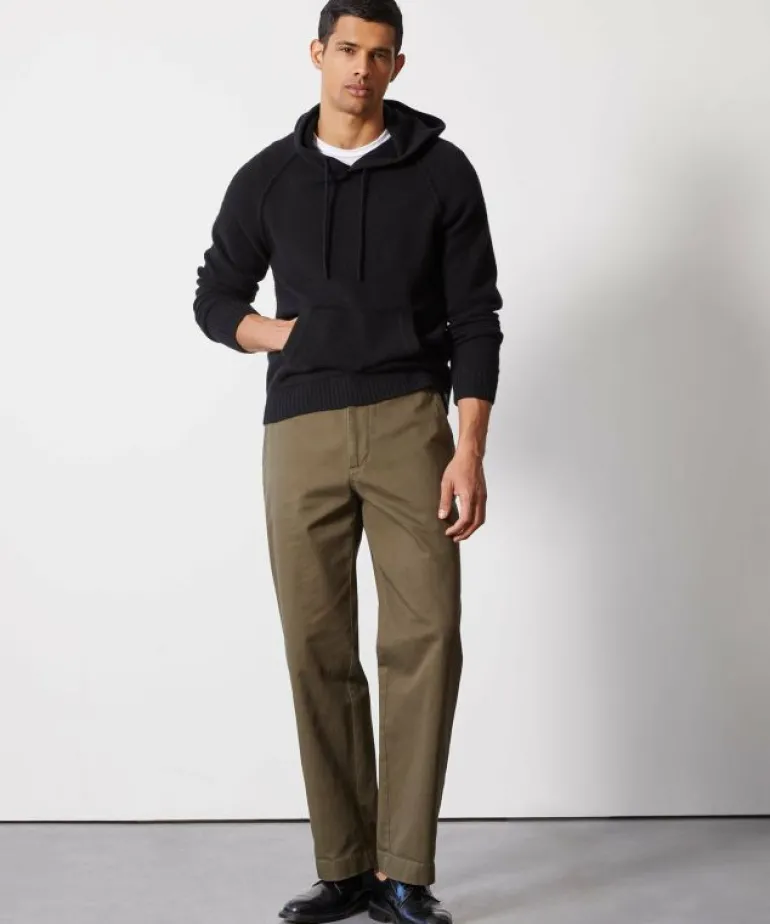 Store Todd Snyder Straight Fit Favorite Chino in Olive Green