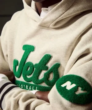 Flash Sale Fanatics Todd Snyder + NFL by Jets Oversized Fleece Hoodie Red