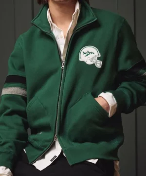 Flash Sale Fanatics Todd Snyder + NFL by Jets Full-Zip Fleece Sweatshirt Green