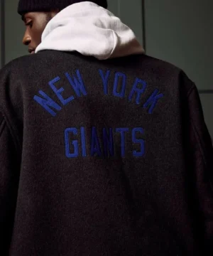 Clearance Fanatics Todd Snyder + NFL by Giants Cashmere Coaches Jacket Grey