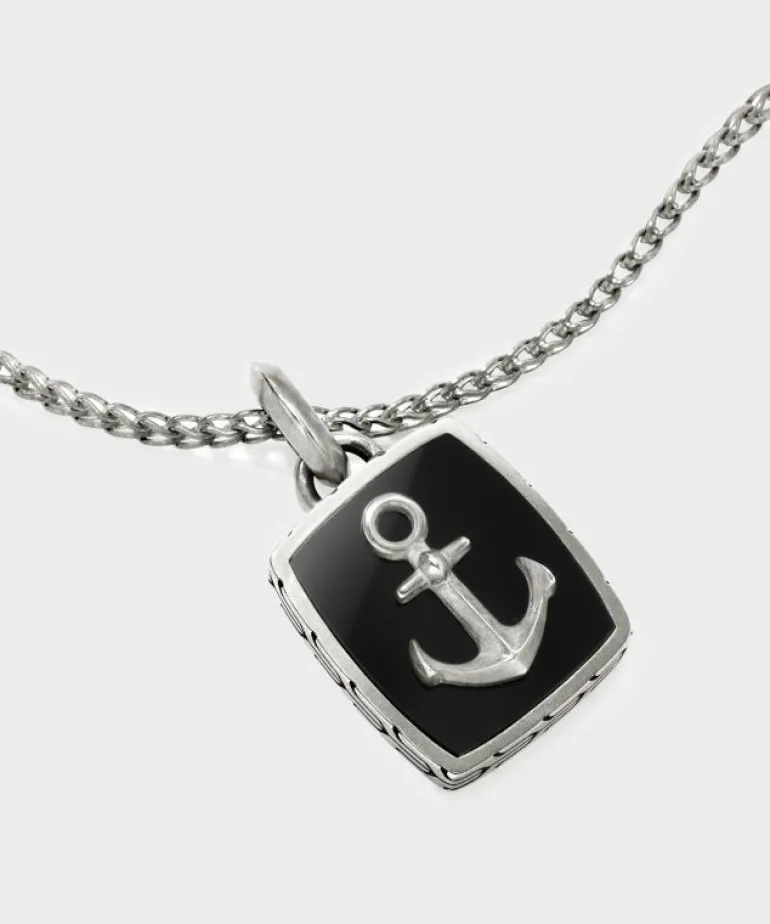 Outlet Todd Snyder x John Hardy Silver Anchor Dog Tag Pendant Multi