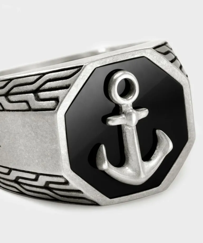 Best Sale Todd Snyder x John Hardy Silver Signet Ring Multi