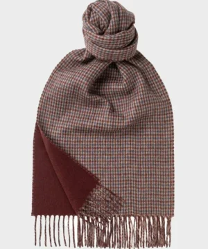 Clearance Todd Snyder + Joshua Ellis Todd Snyder x Joshua Ellis Double Faced Cashmere Scarf in Wine Purple