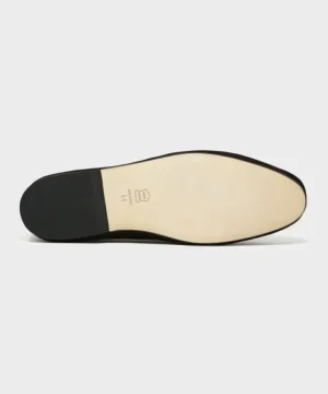Fashion Rubinacci Todd Snyder x Belgian Loafer Velour Black