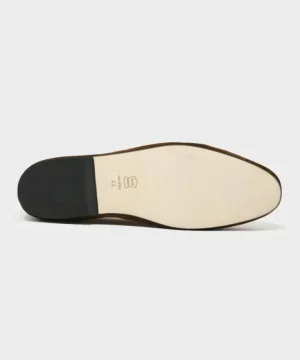 Outlet Rubinacci Todd Snyder x Belgian Loafer Colorblock Suede Brown Blue