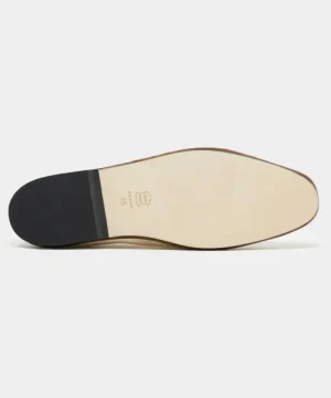 Shop Rubinacci Todd Snyder x Loafer in Beige Linen Brown