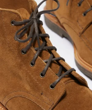 Sale Sanders Todd Snyder x Apron Boot in Tobacco Suede Brown
