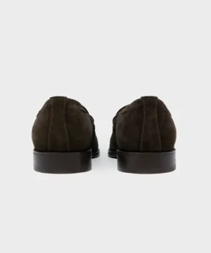 Cheap Sanders Todd Snyder x Tassel Loafer in Suede Brown