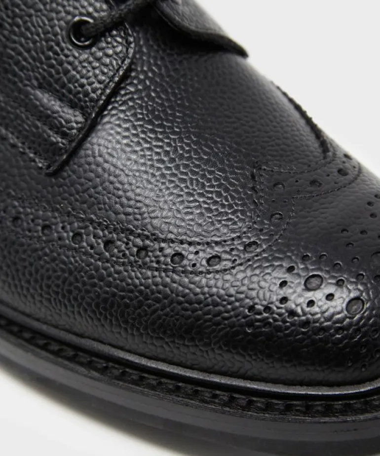 Hot Tricker's Todd Snyder x Scotch Grain Leather Stow Boot In Black