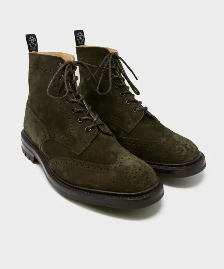 Fashion Tricker's Todd Snyder x Suede Stow Boot In Earth Green
